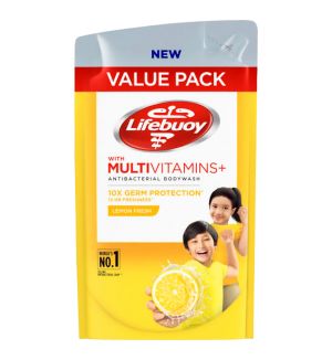 LIFEBUOY BODY WASH REFILL - LEMON FRESH 800ML