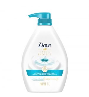 DOVE SHOWER CARE & PROTECT ANTI-BACTERIAL 1L