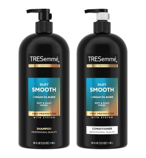 (BUNDLE OF 2) TRESEMME SILKY SMOOTH SHAMPOO & CONDITIONER 1.15L