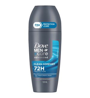DOVE MEN+CARE DEODORANT ROLL ON CLEAN COMFORT 50ML