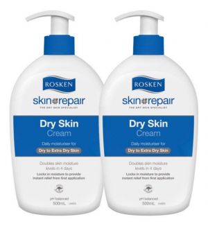 ROSKEN SKIN REPAIR DRY SKIN CREAM TWIN PACK 2X500ML