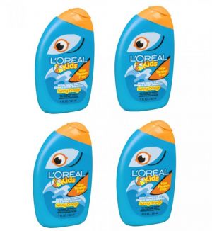 Loreal Kids Shampoo Swim and Sport Sunny Orange 265ML x 4 bottles