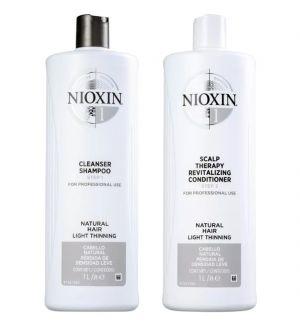 NIOXIN SYSTEM 1 CLEANSER AND CONDITIONER 1L