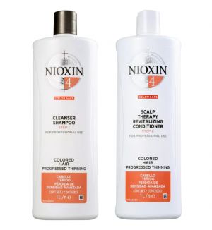 NIOXIN SYSTEM 4 CLEANSER AND CONDITIONER 1L