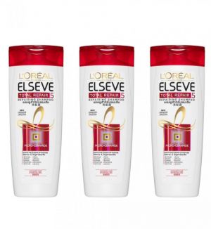(BUNDLE OF 3) L'OREAL PARIS TOTAL REPAIR 5 REPAIRING SHAMPOO 280ML