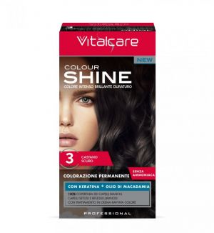 VITALCARE COLOUR SHINE WITH KERATIN #3 (DARK BROWN)