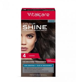 VITALCARE COLOUR SHINE WITH KERATIN #4 (BROWN)