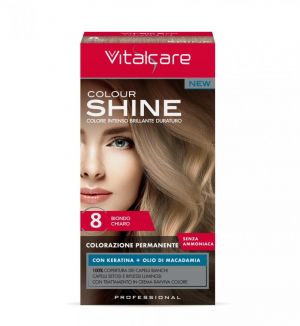 VITALCARE COLOUR SHINE WITH KERATIN #8 (LIGHT BLOND)