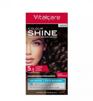 VITALCARE COLOUR SHINE WITH KERATIN #5.3 (LIGHT GOLDEN BROWN)